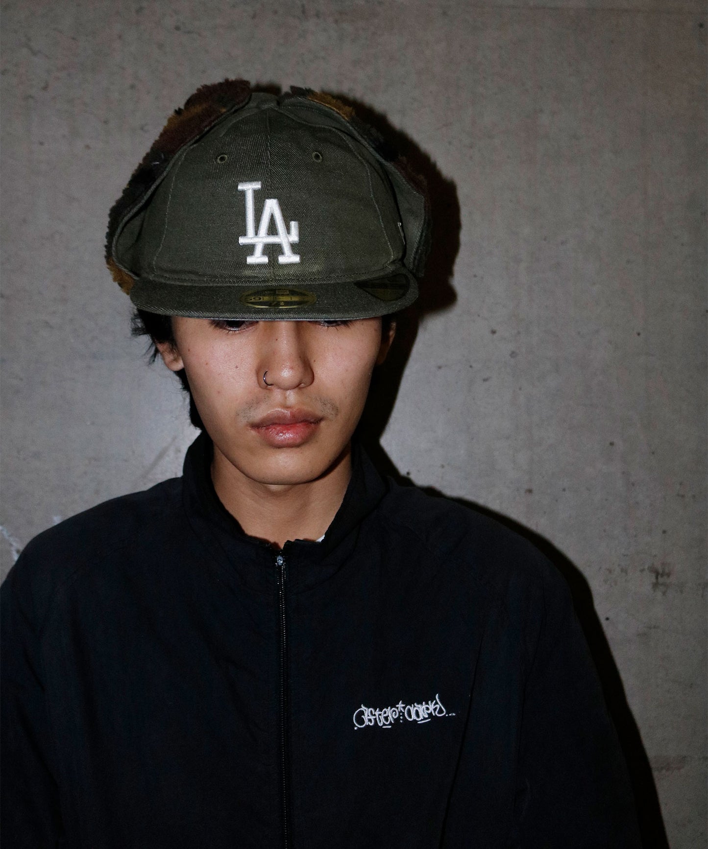 NEW ERA - Los Angeles Dodgers RC 59FIFTY Dog Ear Three Looms Olive/Camo【60772900】