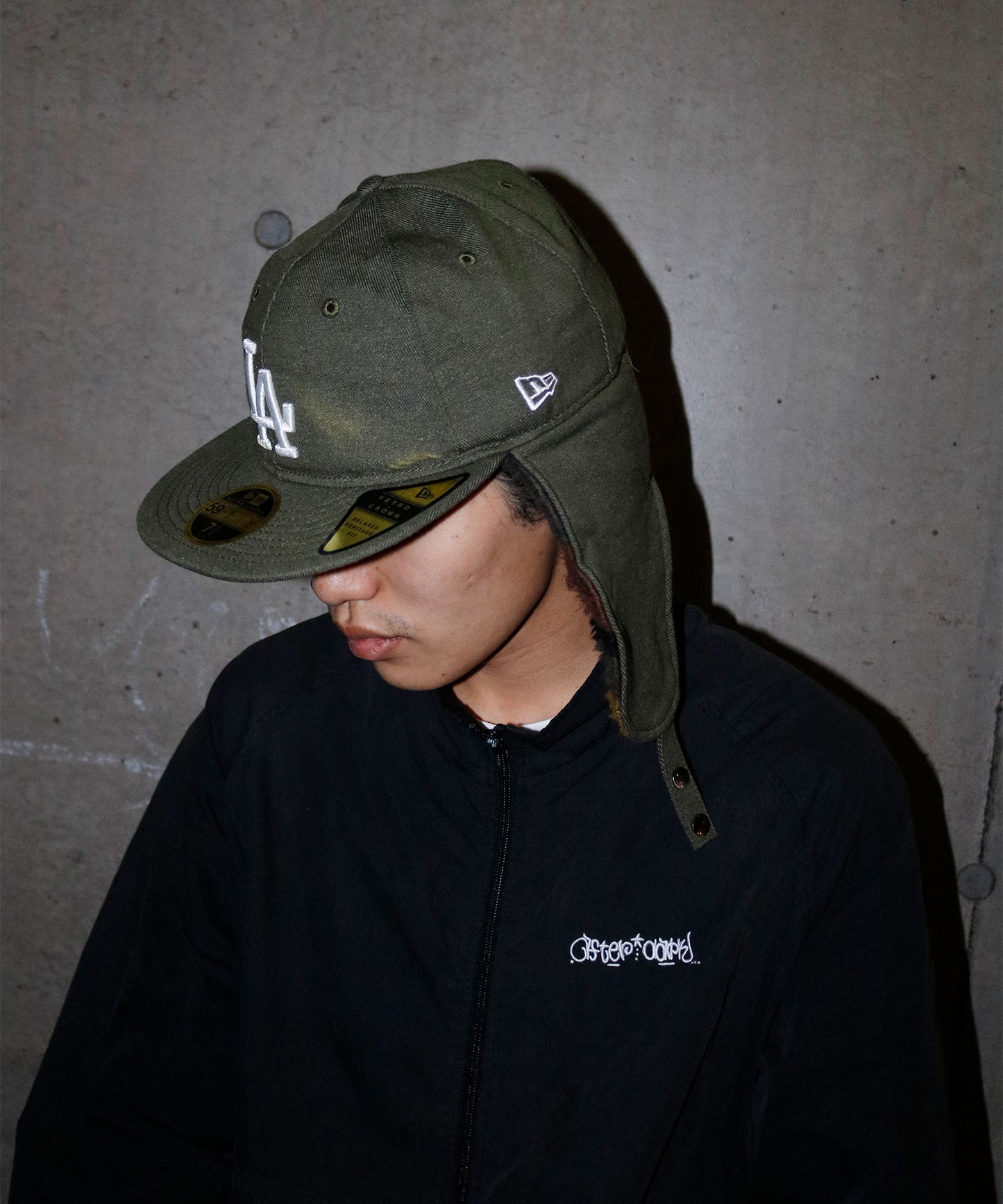 NEW ERA - Los Angeles Dodgers RC 59FIFTY Dog Ear Three Looms Olive/Camo【60772900】