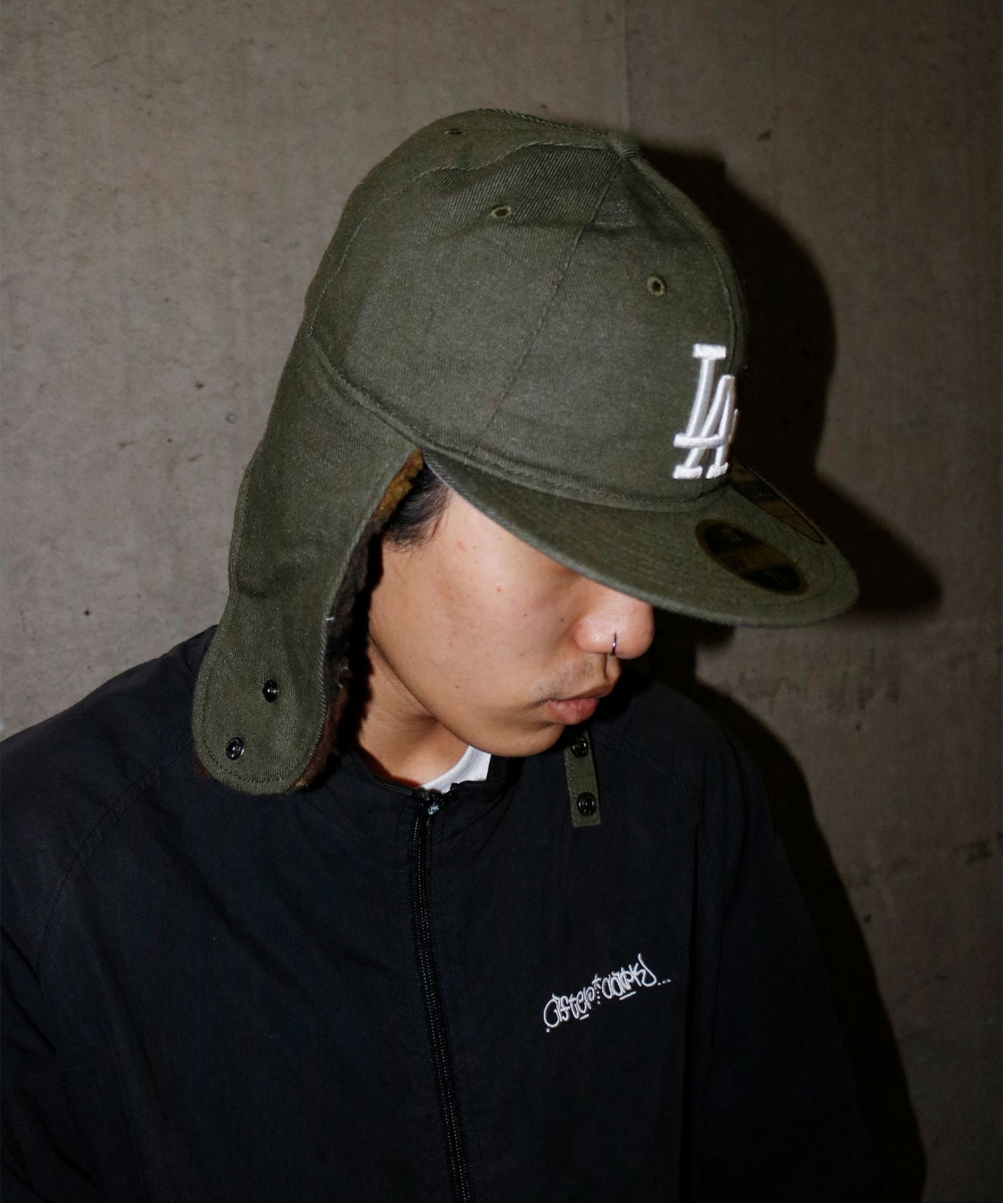 NEW ERA - Los Angeles Dodgers RC 59FIFTY Dog Ear Three Looms Olive/Camo【60772900】