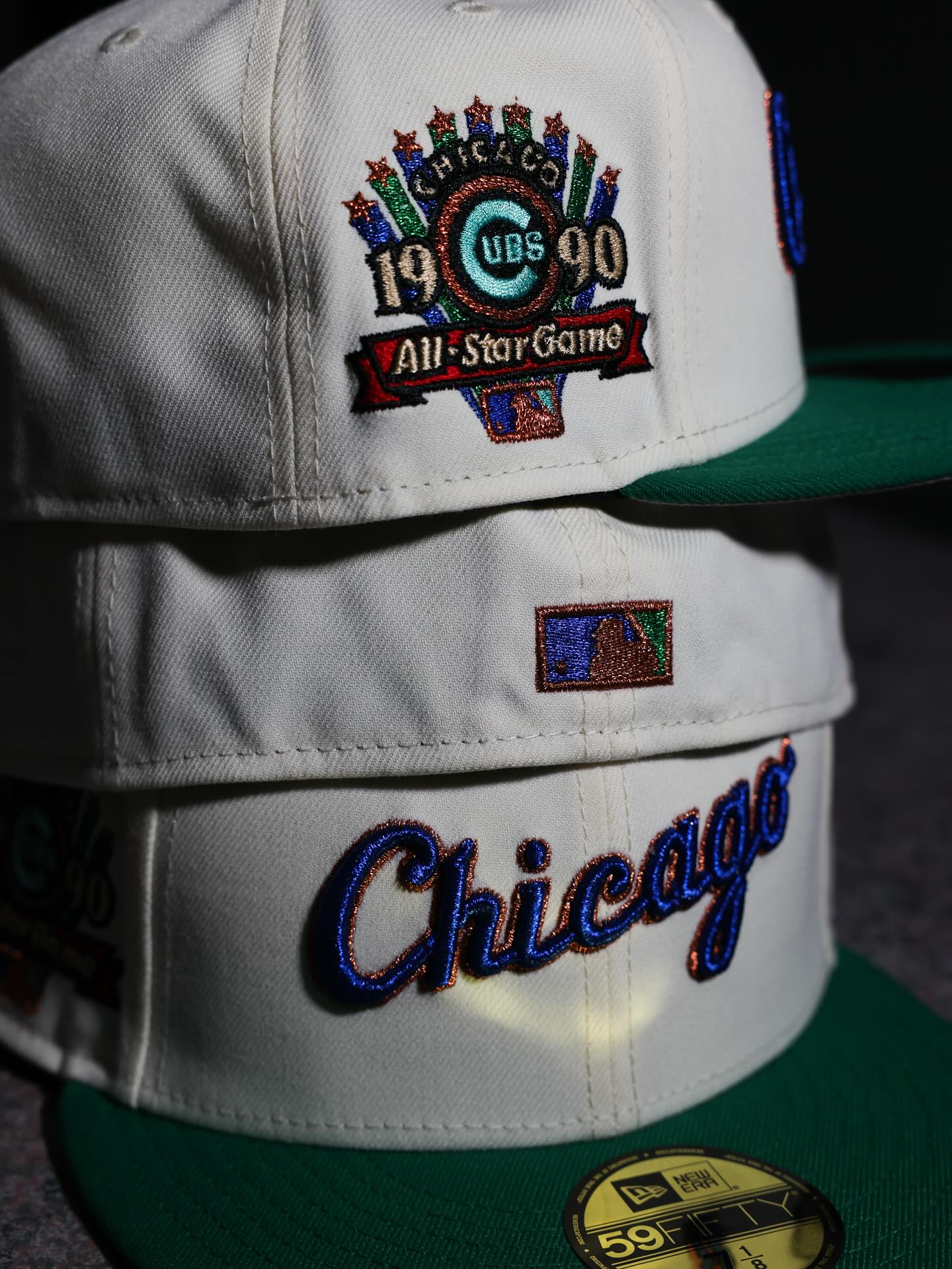 NEW ERA - Chicago Cubs NYCO 59Fifty All Star Game 1990 Chrome White/Black