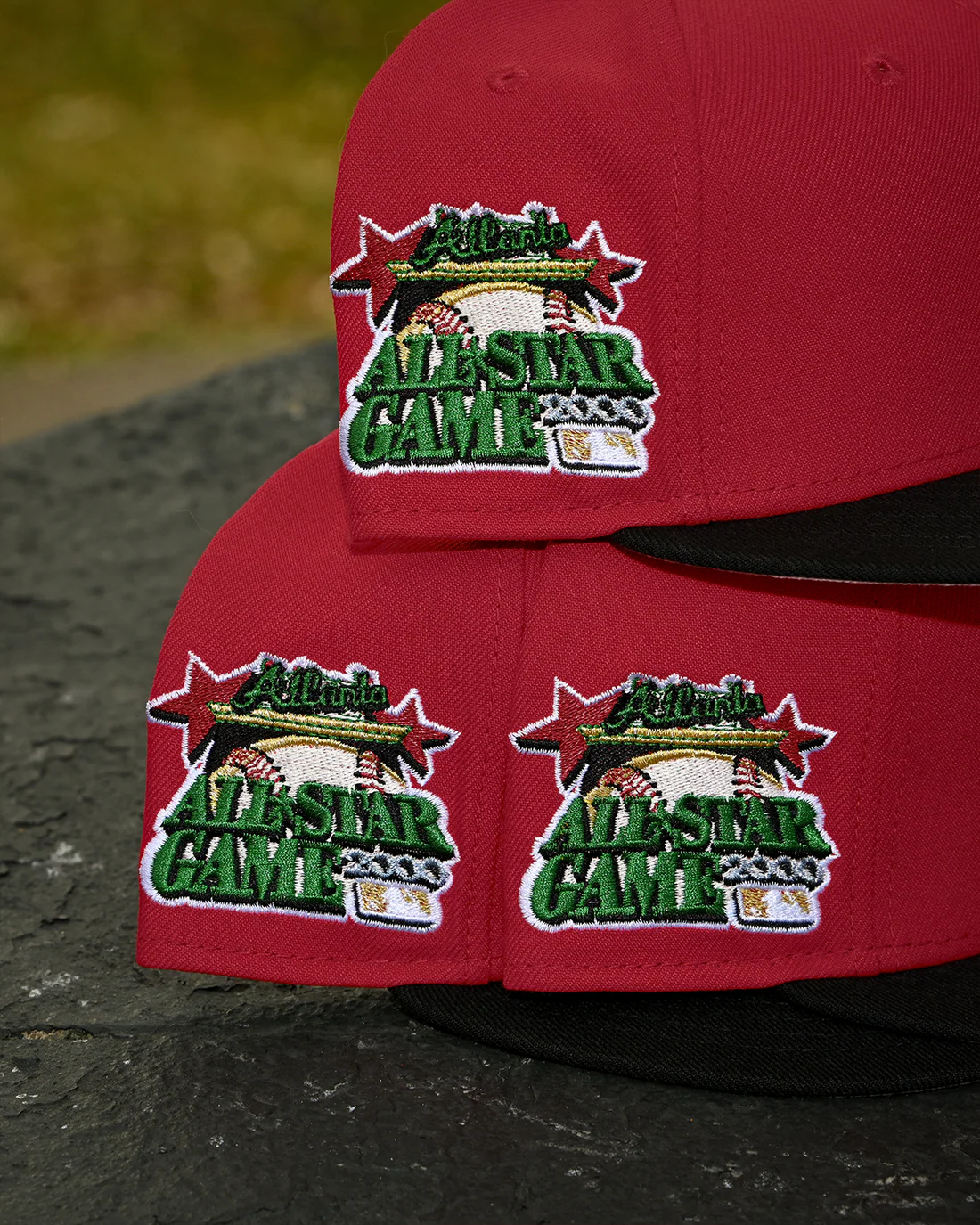 NEW ERA - Atlanta Braves NYCO 59FIFTY All Star Game 2000 Front Door Red/Black【70975946】