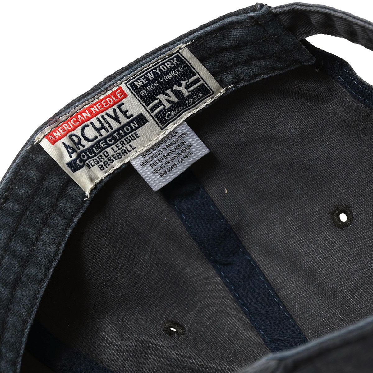 AMERICAN NEEDLE 44747BNBY Archive - NY Black Yankees【44747BNBY】