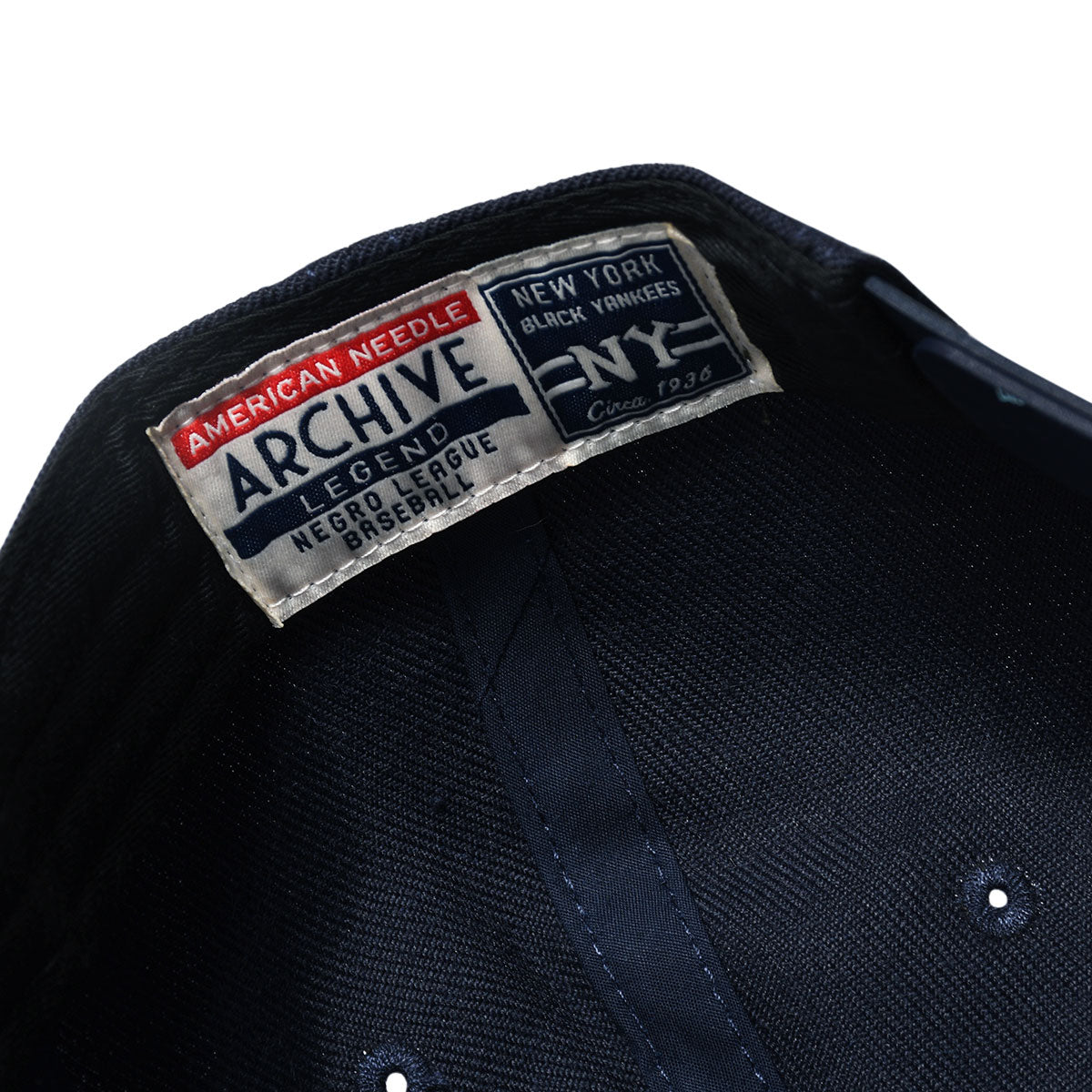 AMERICAN NEEDLE Archive 400 - NY Black Yankees【21006BNBY】