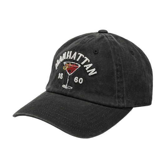 AMERICAN NEEDLE BLK BALLPARK CAP - COCKTAIL MANHATTAN 【44740AMANHAT】