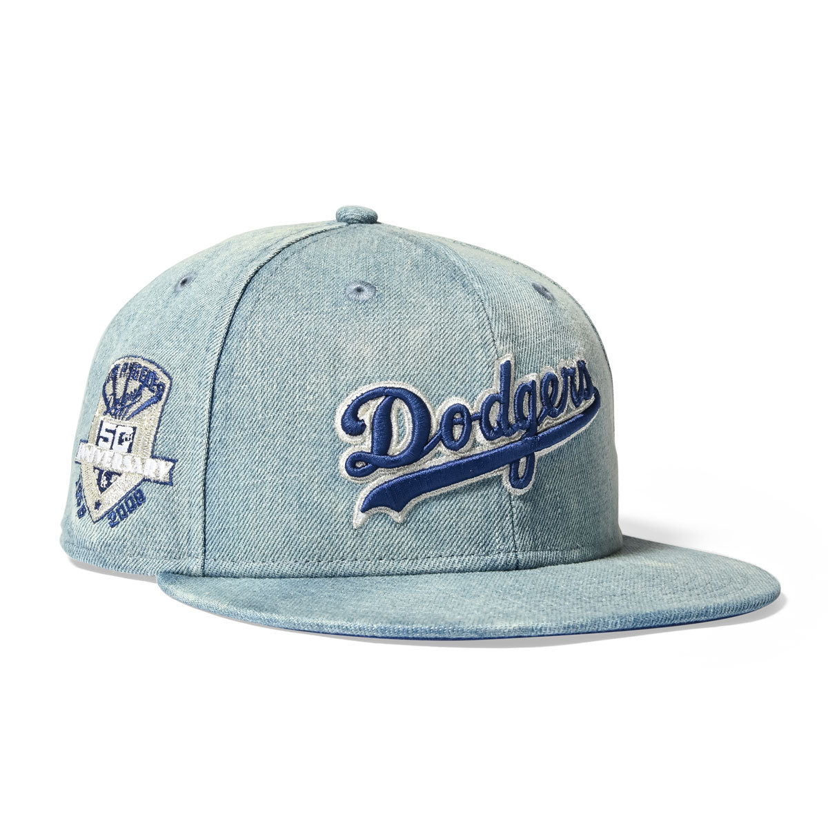 NEW ERA LOS ANGELES DODGERS - 59FIFTY CO 50TH ANNIV WASHED DENIM 【14703381】