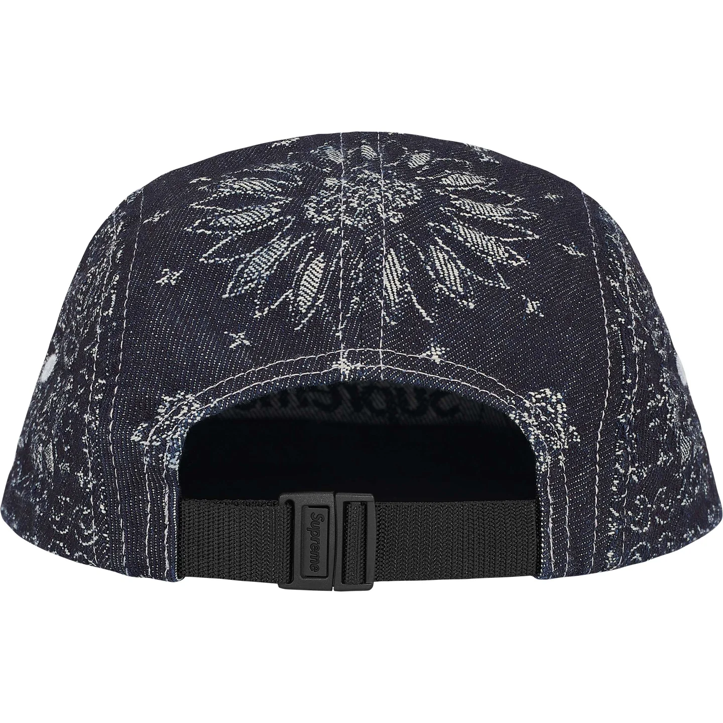 Supreme - Bandana Denim Camp Cap INDIGO SS25H86