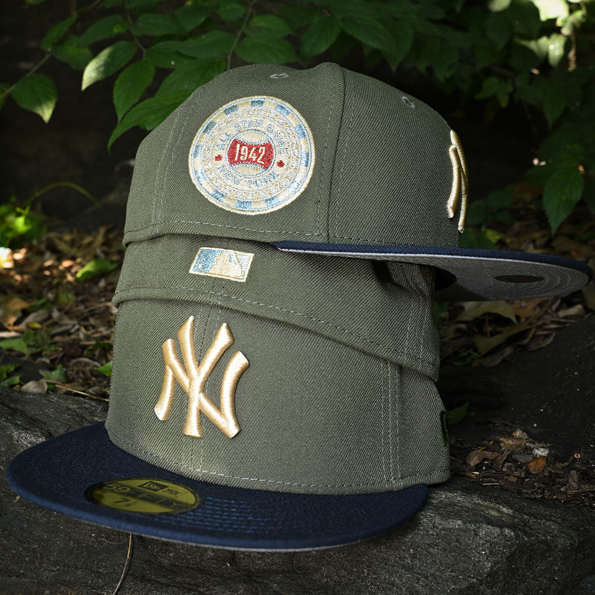 New Era - New York Yankees 1942 All Star Game 59FIFTY Olive/Navy/Red