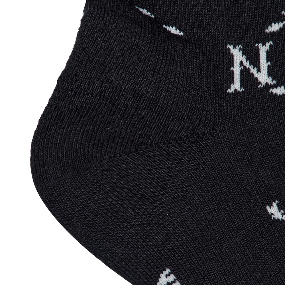 MLB - New York Yankees Dinamond Monogram Knee Socks Black【3ASOKM12N】