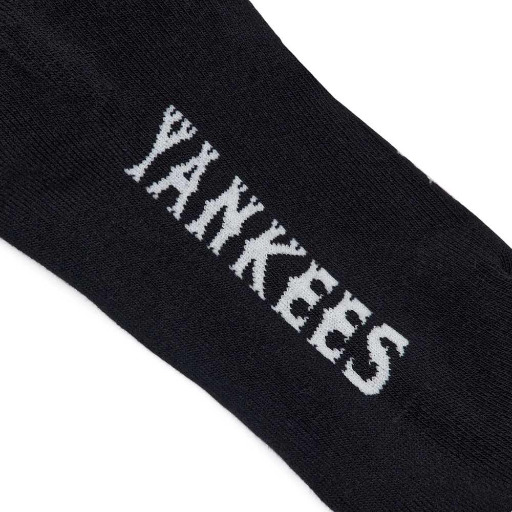 MLB - New York Yankees Dinamond Monogram Knee Socks Black【3ASOKM12N】