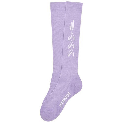 MLB - Los Angeles Dodgers Knee socks Lavender【3ASOKS12N】