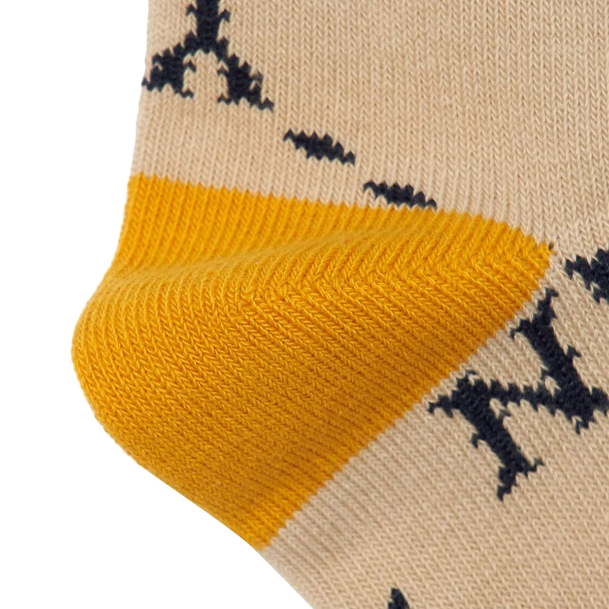 MLB - New York Yankees Dinamond Monogram Classic Socks D.Beige/Yellow【3ASOLM22N】