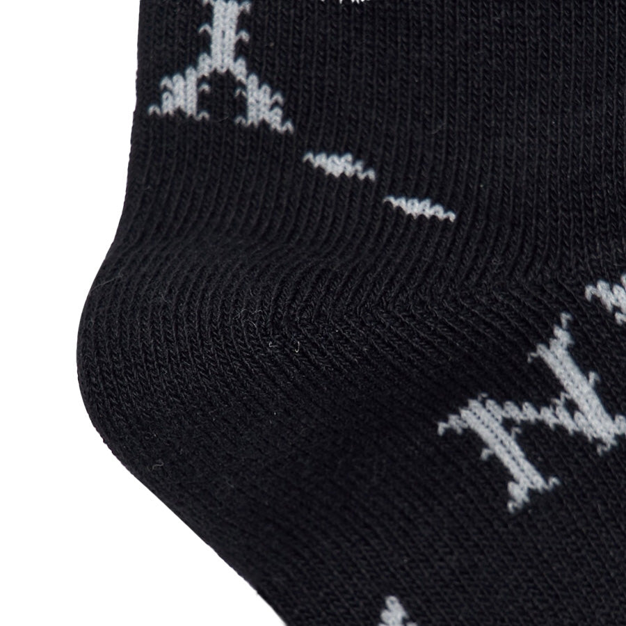 MLB - New York Yankees Dinamond Monogram Classic Socks Black【3ASOLM22N】