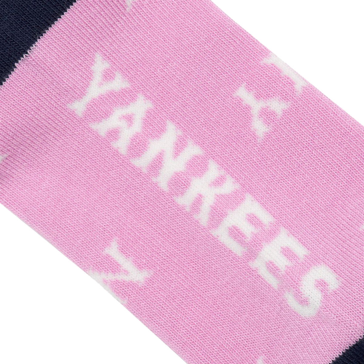 MLB - New York Yankees Dinamond Monogram Classic Socks Pink/Black【3ASOLM22N】