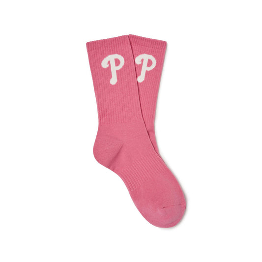 MLB - Philadelphia Phillies Medium Socks Pink【3ASOMS13N】