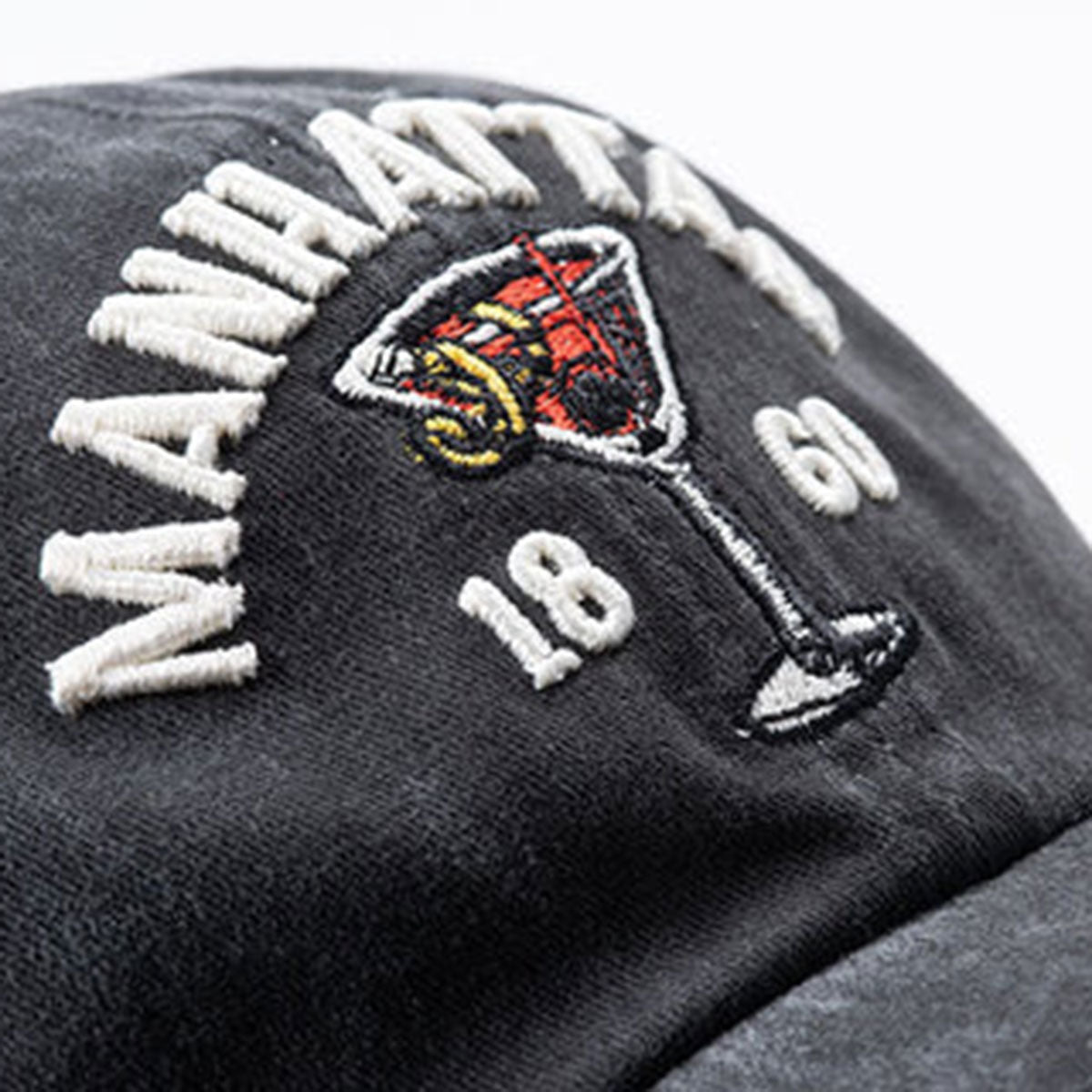 AMERICAN NEEDLE BLK BALLPARK CAP - COCKTAIL MANHATTAN 【44740AMANHAT】