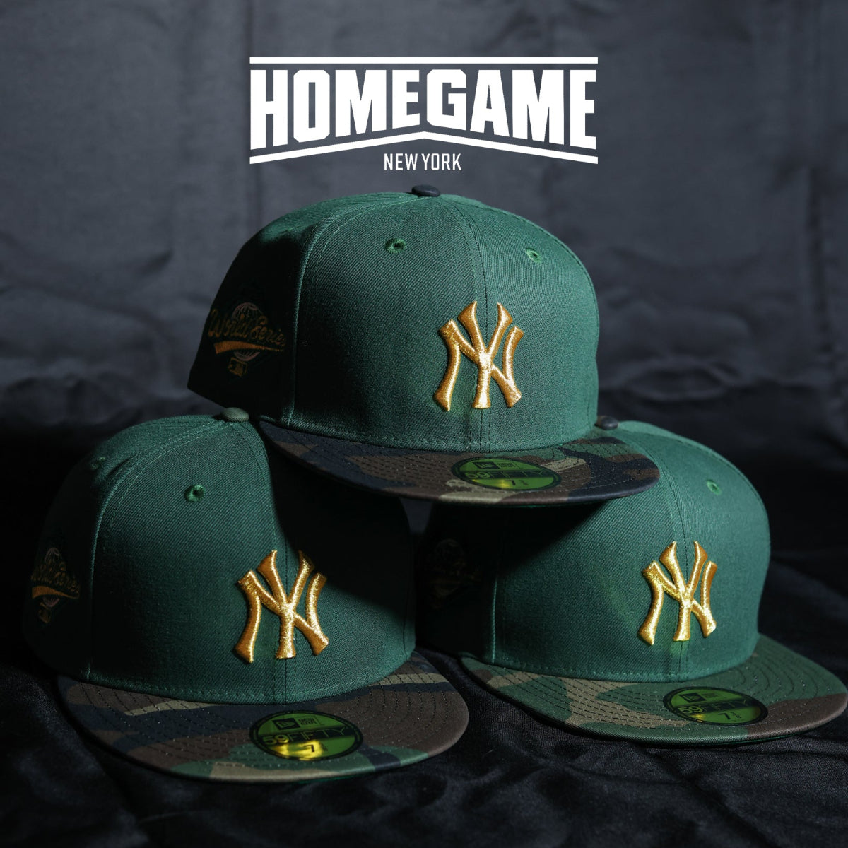 NEW ERA - New York Yankees 1996 World Series Dark Green/Woodland