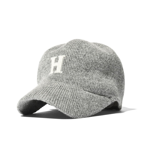 HOMEGAME - H LOGO 針織棒球帽 灰色
