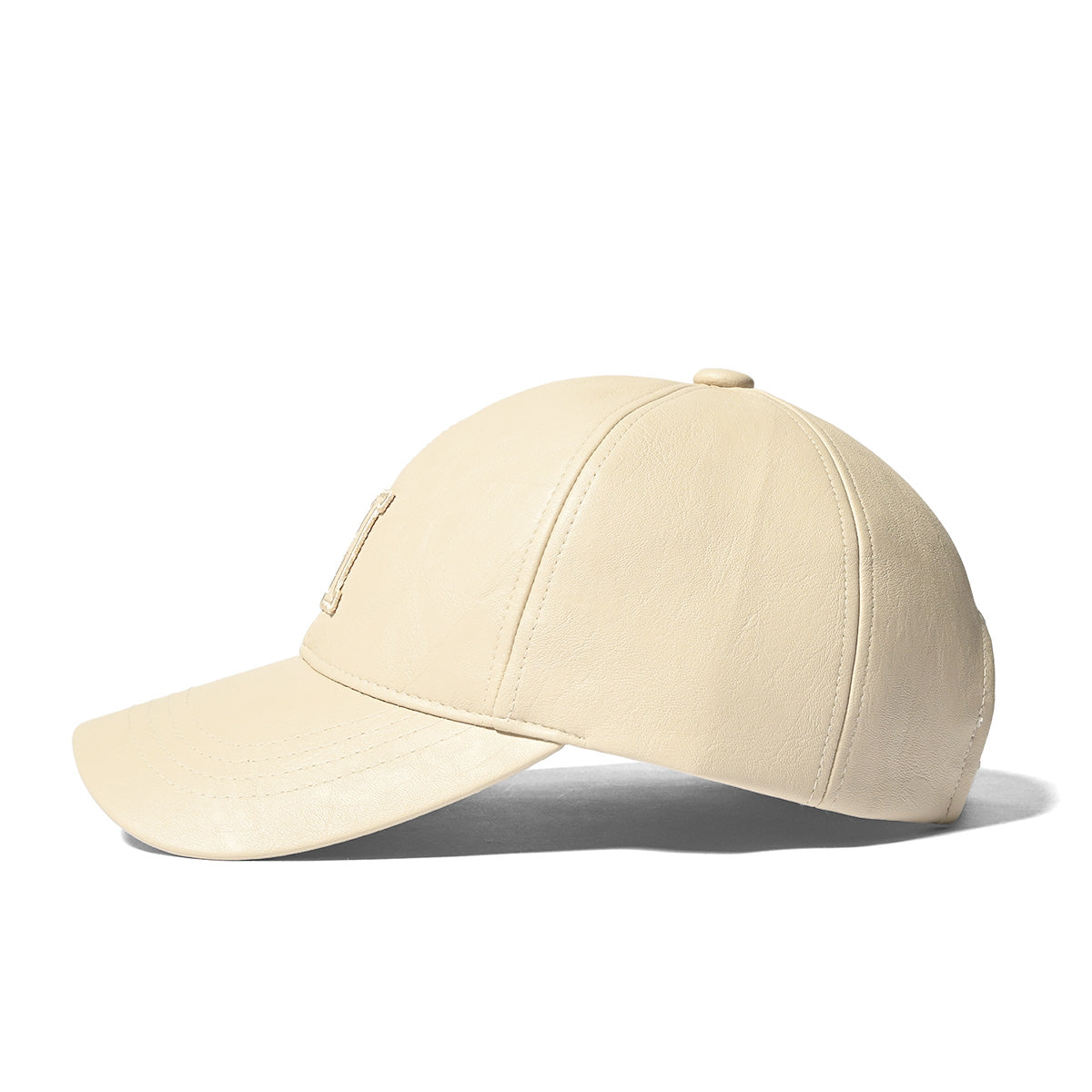 HOMEGAME - H LOGO LEATHER CAP IVORY 【HG251403】