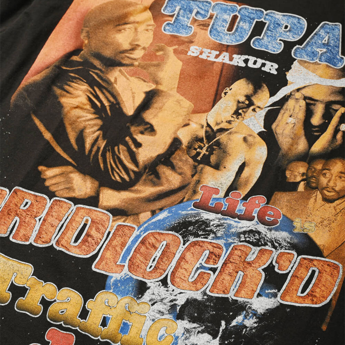 2PAC GRIDLOCK'D A TRAFFIC JAM TEE 半袖Tシャツ