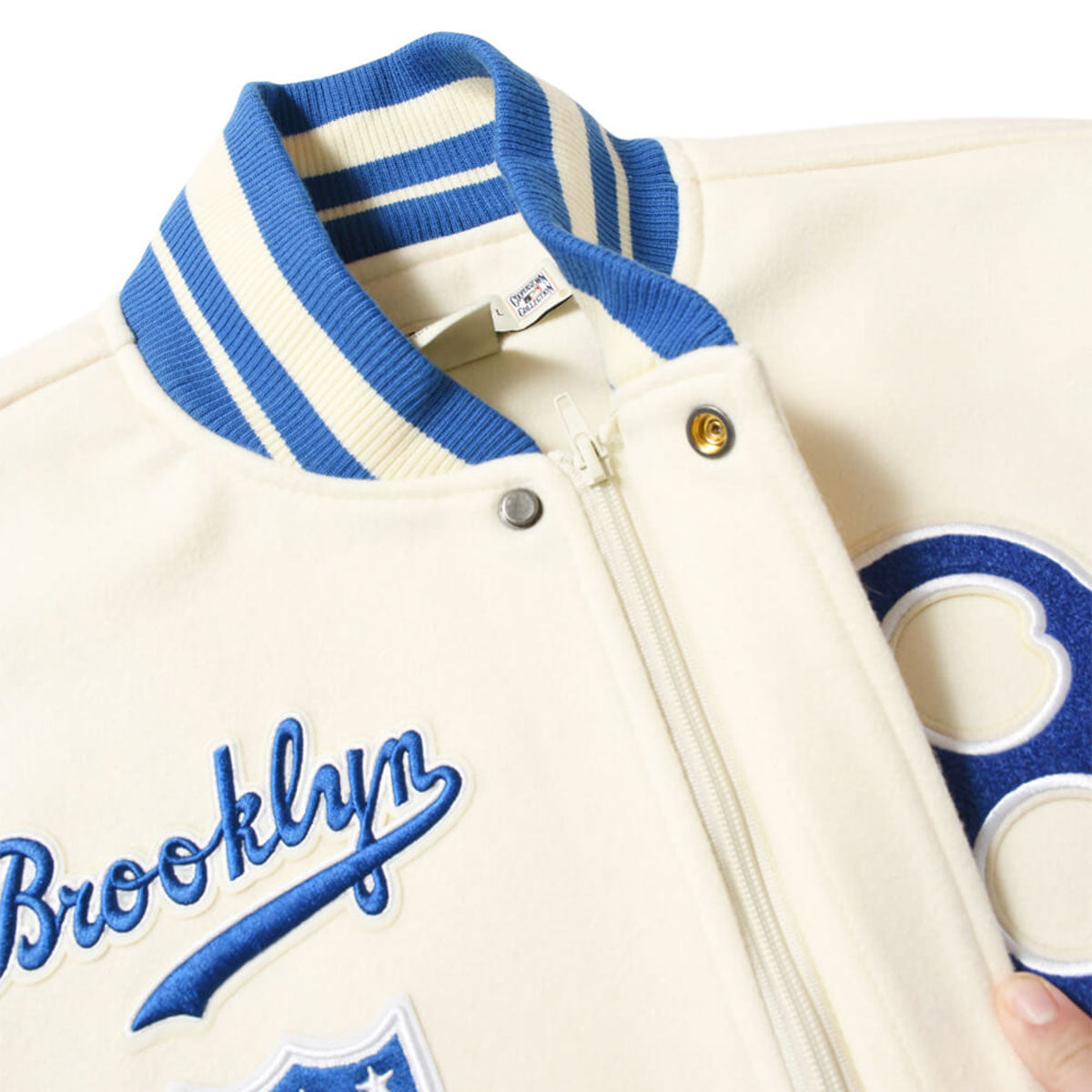 PRO STANDARD - Brooklyn Dodgers RETRO CLASSIC RIB WOOL VARSITY JACKET【LBD635712】
