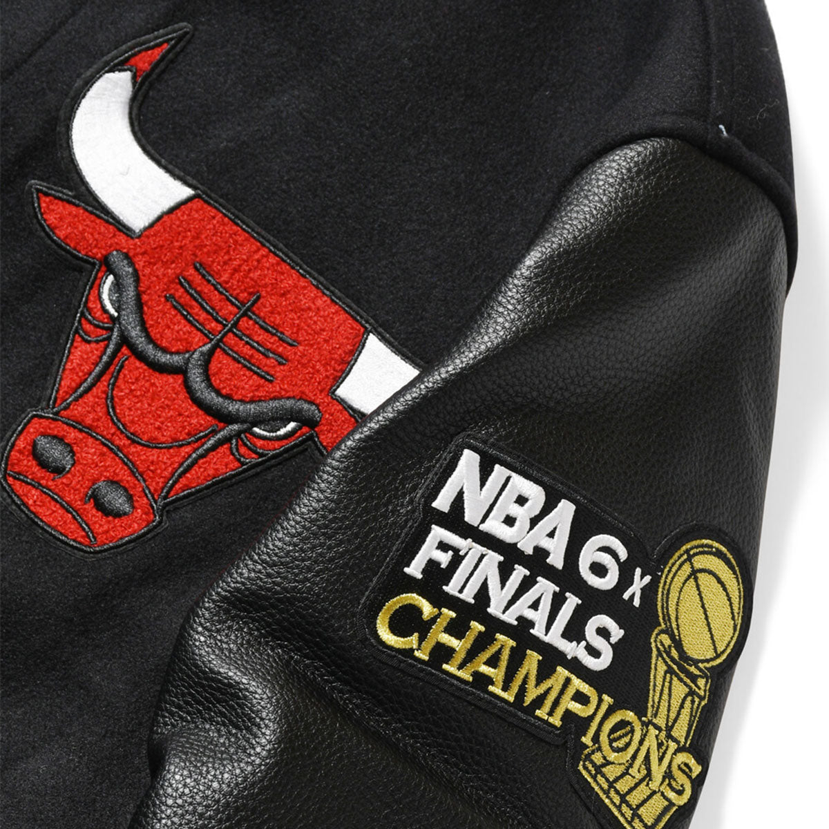 PRO STANDARD - Chicago Bulls RETRO CLASSIC RIB WOOL VARSITY JACKET【BCB656015】