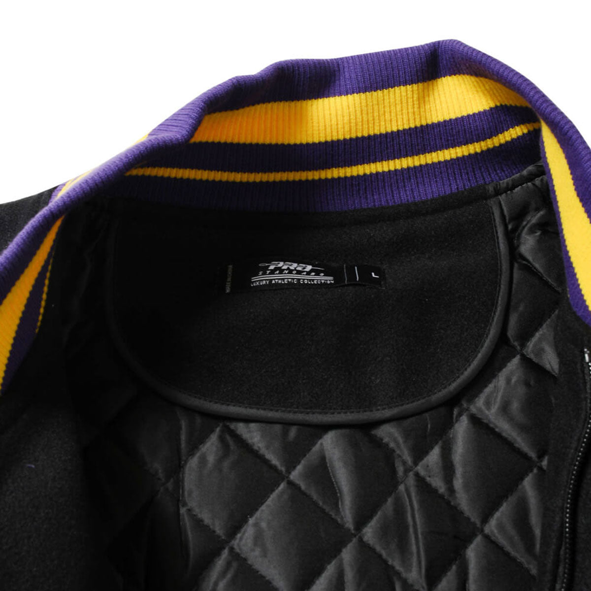 PRO STANDARD - Los Aangeles Lakers RETRO CLASSIC RIB WOOL VARSITY JACKET【BLL656005】