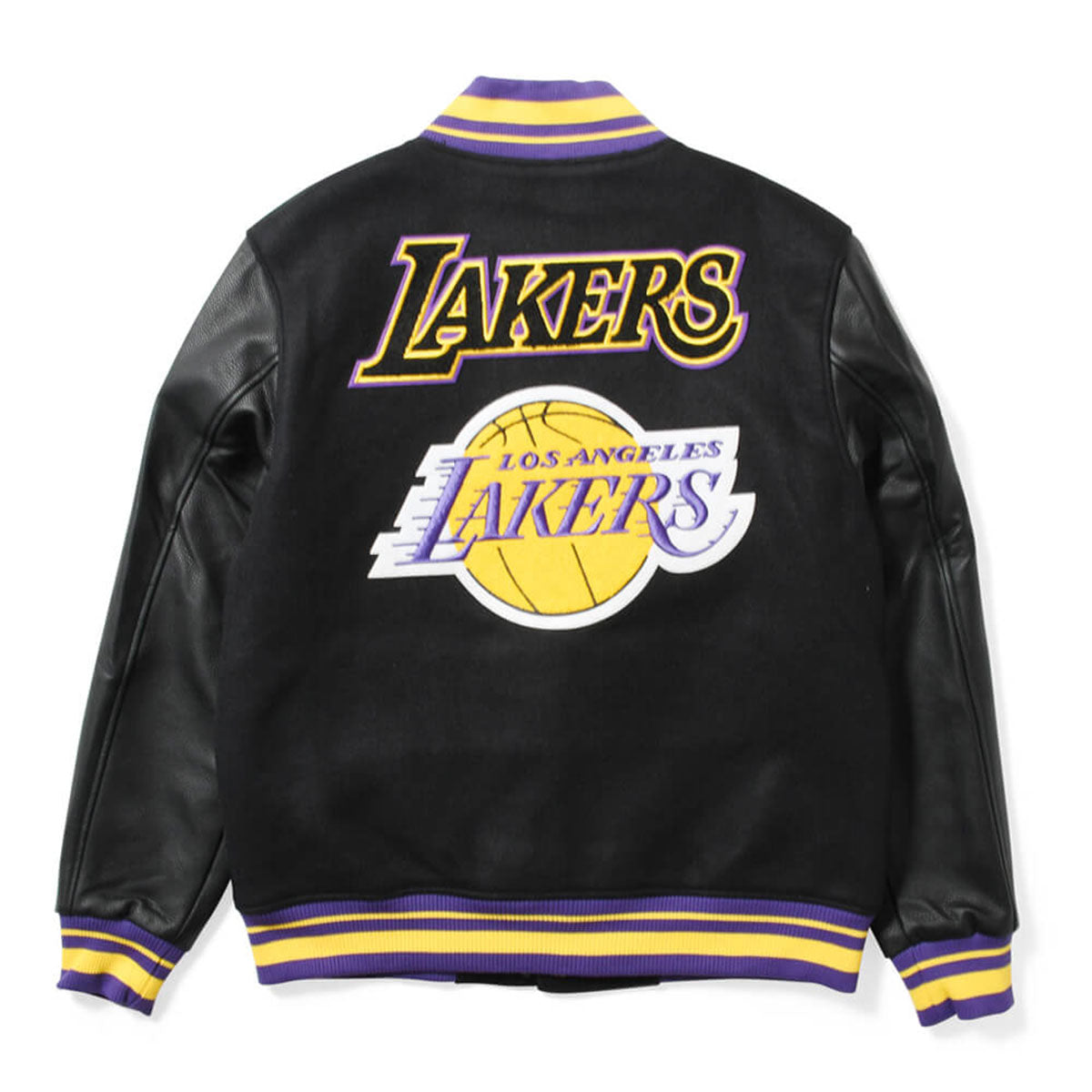PRO STANDARD - Los Aangeles Lakers RETRO CLASSIC RIB WOOL VARSITY JACKET【BLL656005】