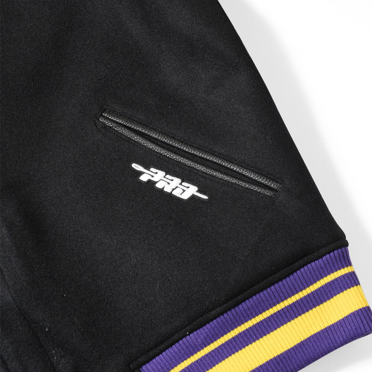 PRO STANDARD - Los Aangeles Lakers RETRO CLASSIC RIB WOOL VARSITY JACKET【BLL656005】