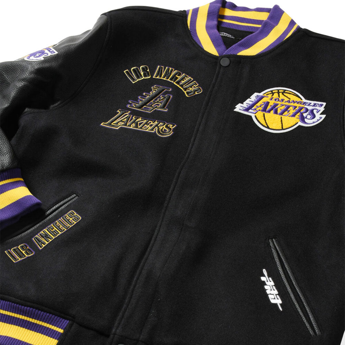 PRO STANDARD - Los Aangeles Lakers RETRO CLASSIC RIB WOOL VARSITY JACKET【BLL656005】