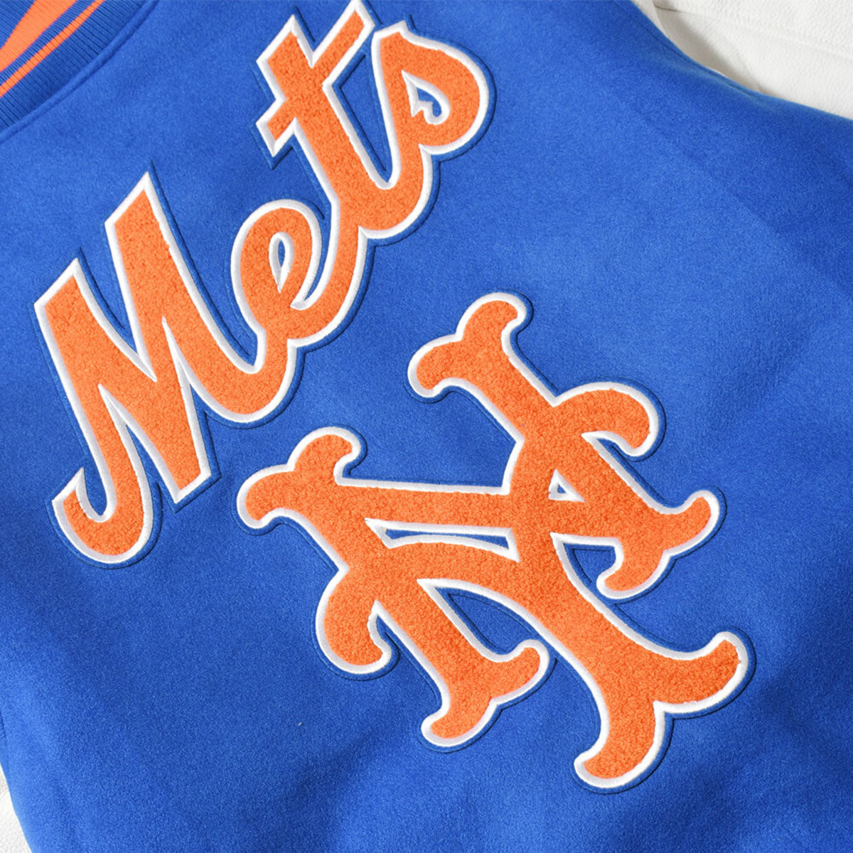 PRO STANDARD - New York Mets RETRO CLASSIC RIB WOOL VARSITY JACKET【LNM635557】