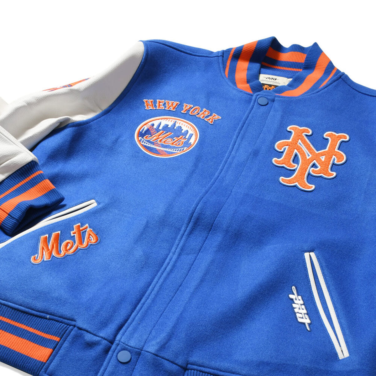 PRO STANDARD - New York Mets RETRO CLASSIC RIB WOOL VARSITY JACKET【LNM635557】