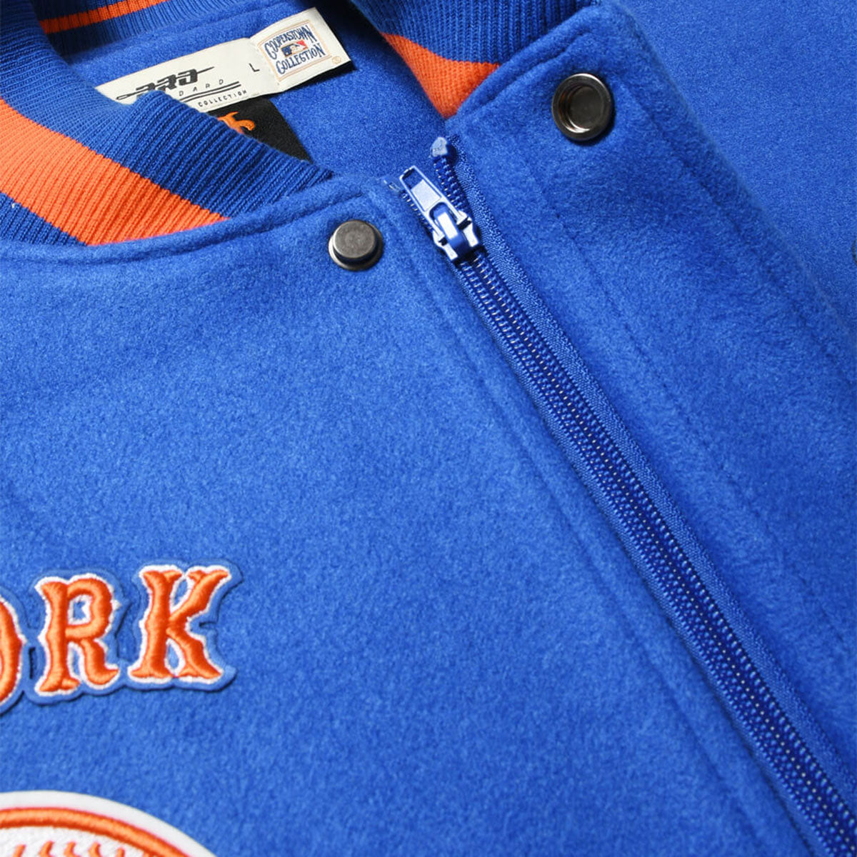 PRO STANDARD - New York Mets RETRO CLASSIC RIB WOOL VARSITY JACKET【LNM635557】