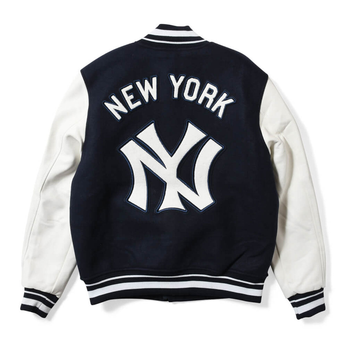 PRO STANDARD - New York Yankees RETRO CLASSIC RIB WOOL VARSITY JACKET【LNY635733】