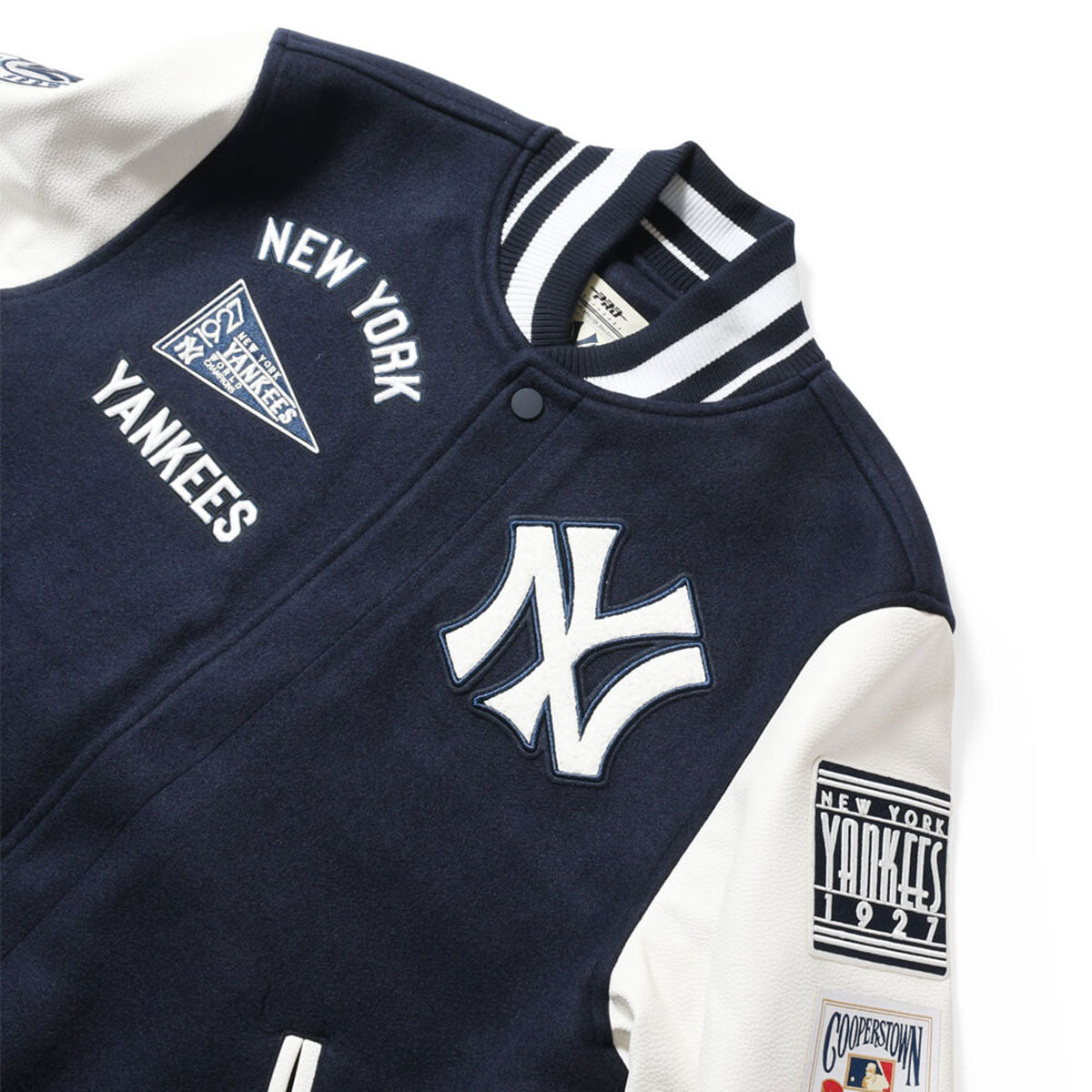 PRO STANDARD - New York Yankees RETRO CLASSIC RIB WOOL VARSITY JACKET【LNY635733】