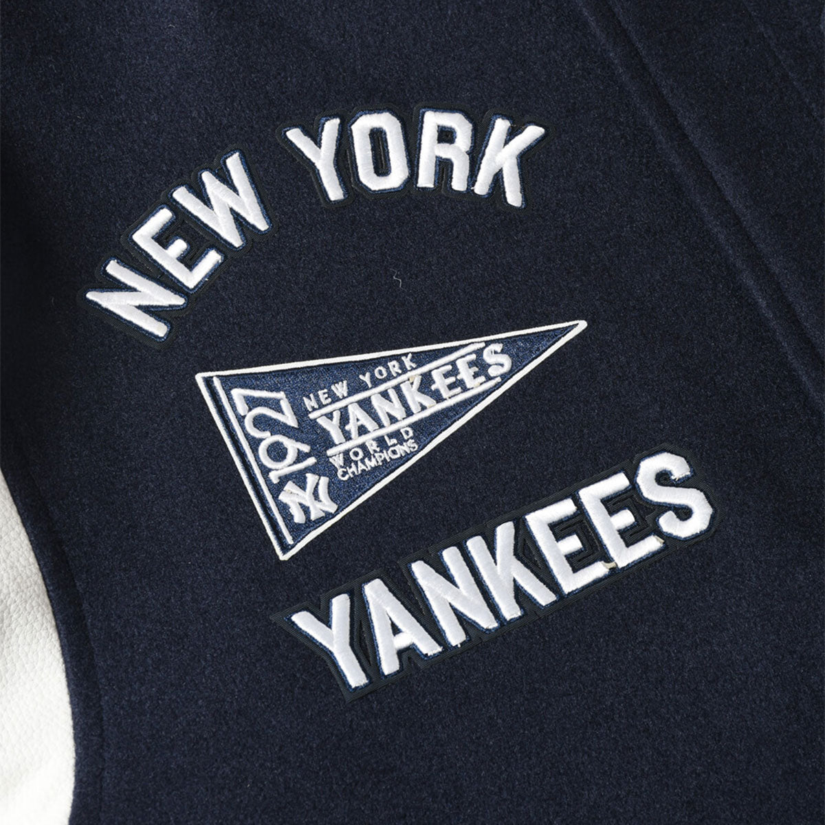 PRO STANDARD - New York Yankees RETRO CLASSIC RIB WOOL VARSITY JACKET【LNY635733】