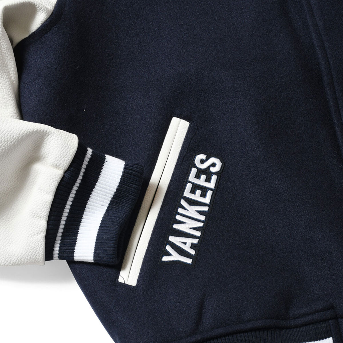 PRO STANDARD - New York Yankees RETRO CLASSIC RIB WOOL VARSITY JACKET【LNY635733】