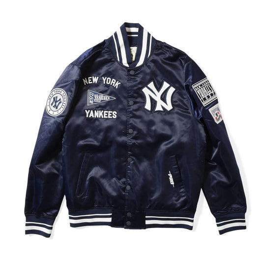 PRO STANDARD - New York Yankees RETRO CLASSIC RIB SATIN JACKET【LNY635135】