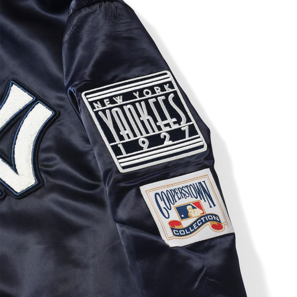 PRO STANDARD - New York Yankees RETRO CLASSIC RIB SATIN JACKET【LNY635135】