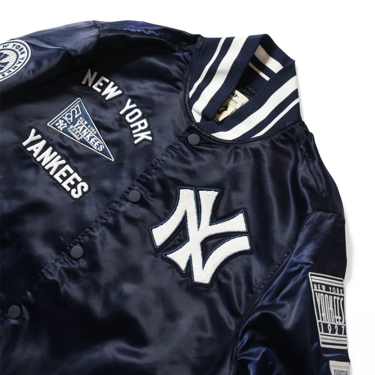 PRO STANDARD - New York Yankees RETRO CLASSIC RIB SATIN JACKET【LNY635135】