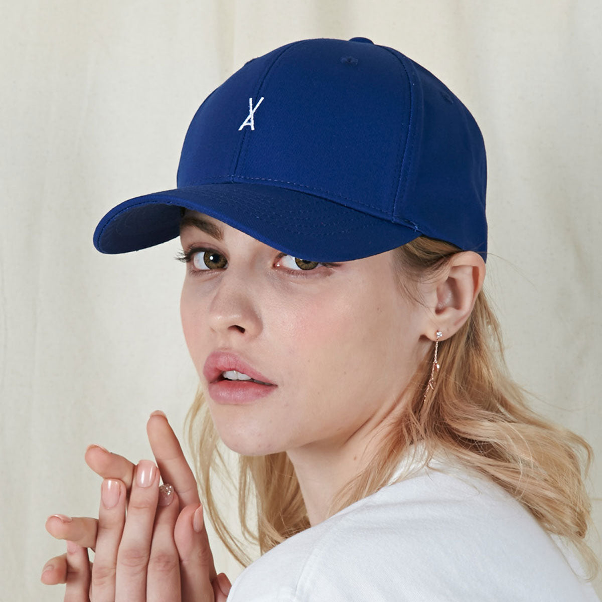 VARZAR - LOGO BALL CAP BLUE【VZR4-0001】