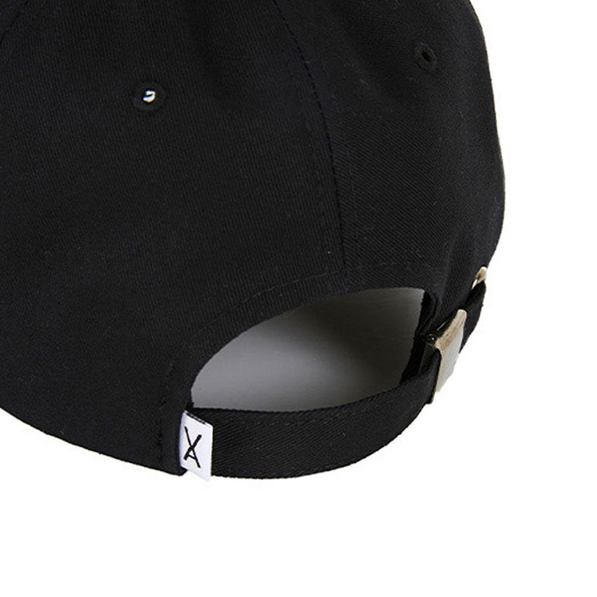 VARZAR - 3D MONOGRAM LOGO OVER FIT BALL CAP BLACK【VZR4-0002】