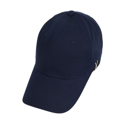 VARZAR - STUD LOGO OVER FIT BALL CAP NAVY【VZR4-0004】