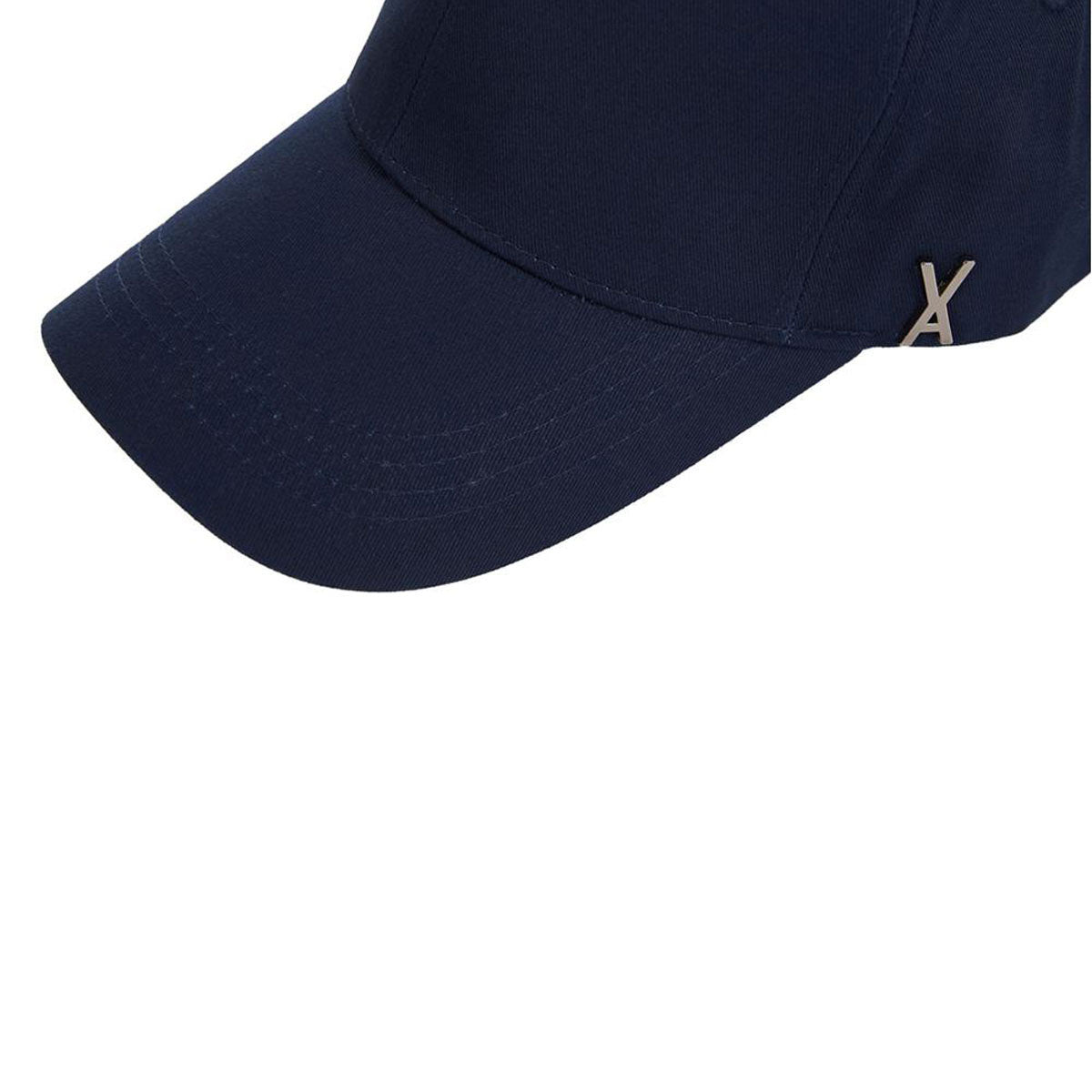 VARZAR - STUD LOGO OVER FIT BALL CAP NAVY【VZR4-0004】