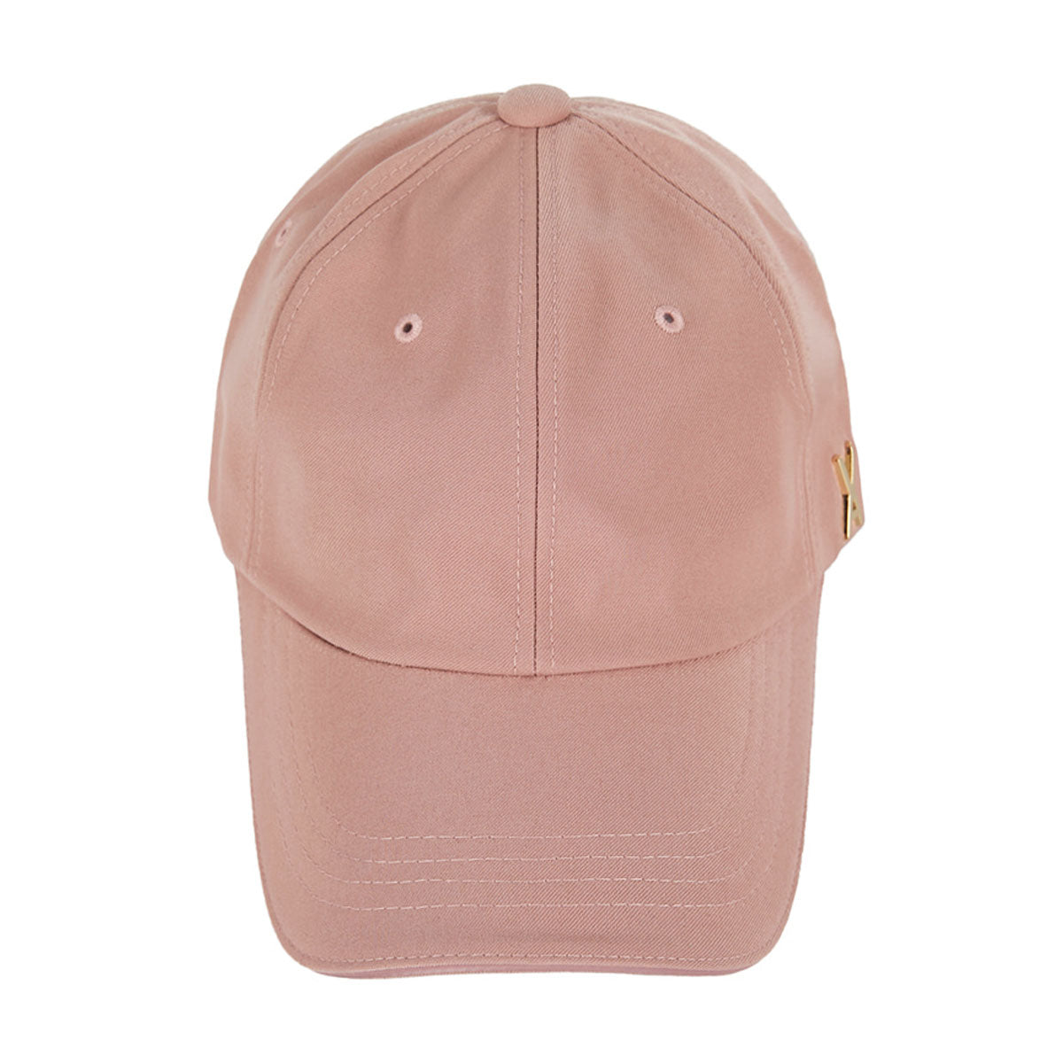 VARZAR - GOLD STUD OVER FIT BALL CAP PINK【VZR4-0005】