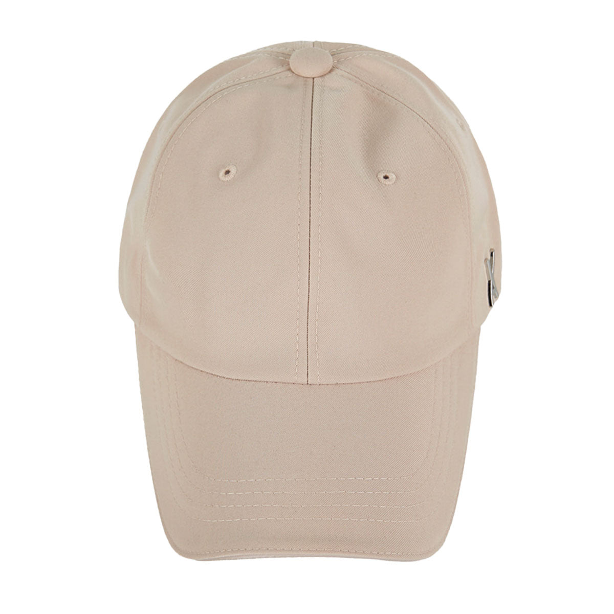 VARZAR - SILVER STUD OVER FIT BALL CAP BEIGE【VZR4-0006】