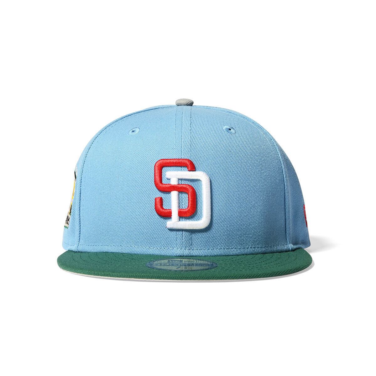 NEW ERA - San Diego Padres CO STADIUM 59FIFTY SKY BLUE/GREEN【70874419】