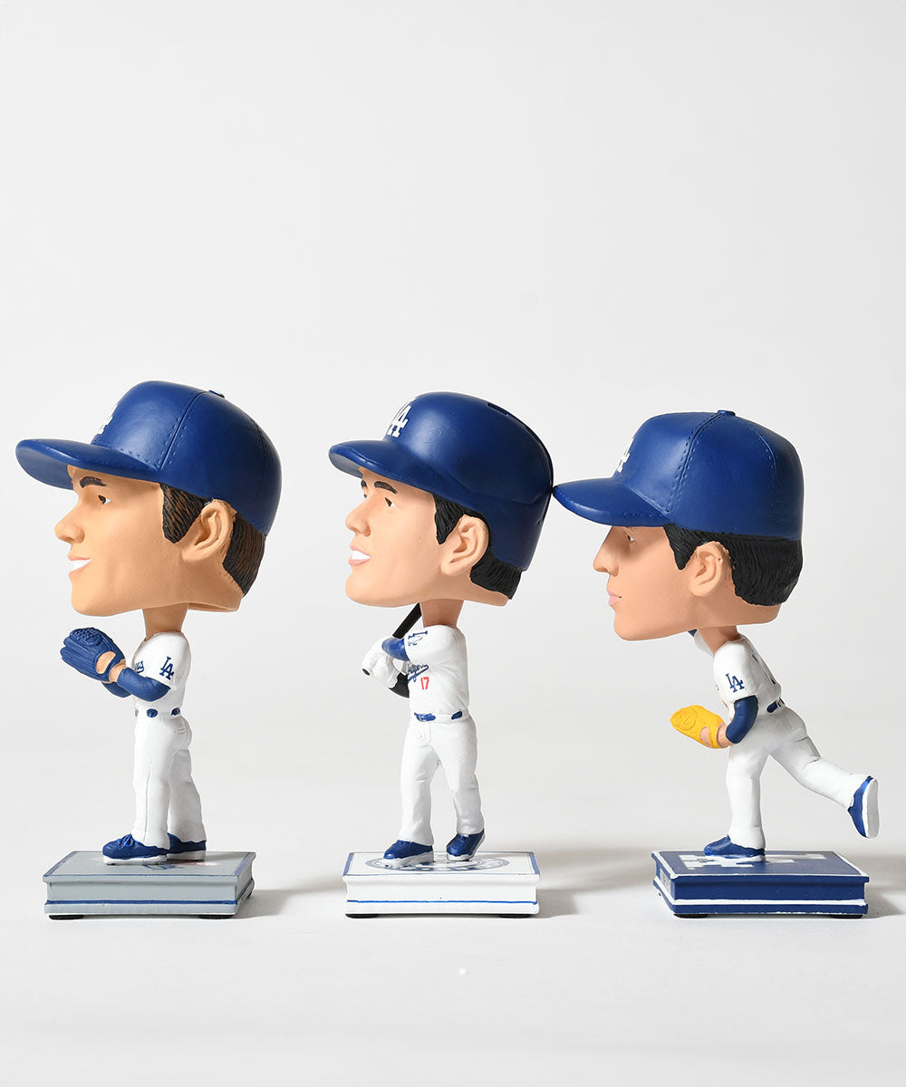 FOCO - OHTANI/SASAKI/YAMAMOTO LA DODGERS SMU 3 PACK MINI BIGHEAD BOBBLE SET【BHMBSMUBG3PKMNLDSORS】