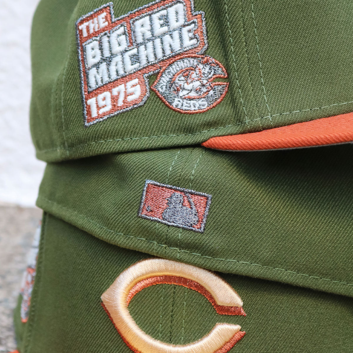 NEW ERA Cincinnati Reds - 59Fifty The Big Red Machine 1975 Olive/Orange
