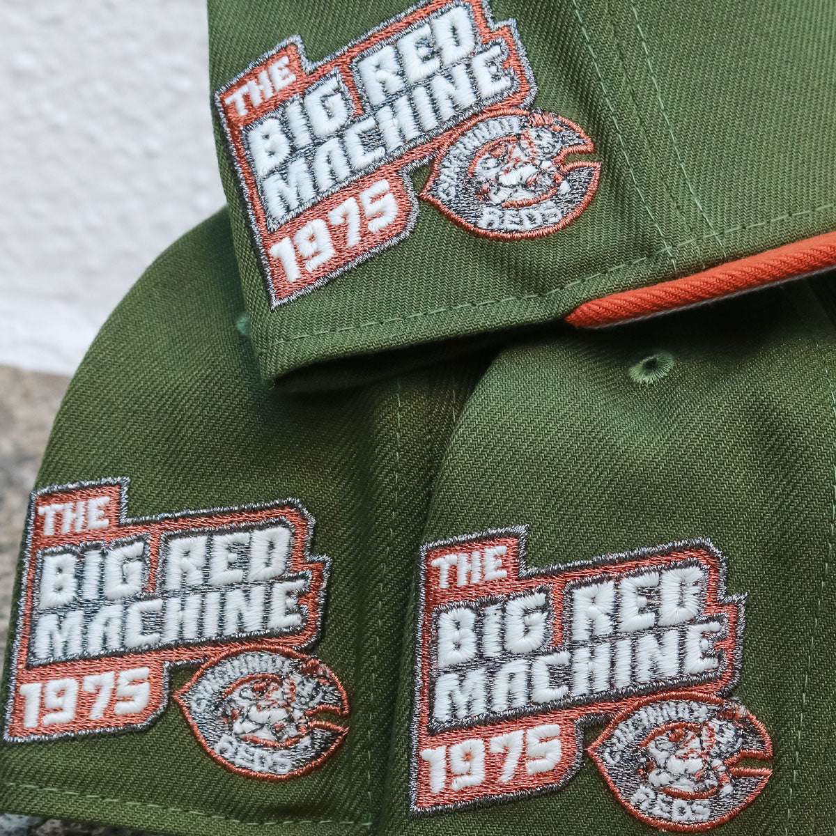 NEW ERA Cincinnati Reds - 59Fifty The Big Red Machine 1975 Olive/Orange