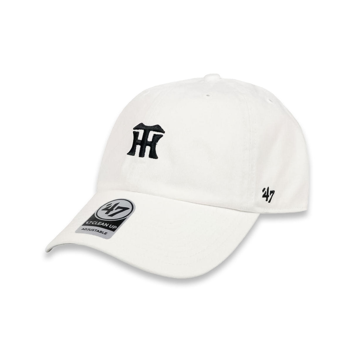 ’47 BRAND 阪神 Tigers CLEAN UP MINI LOGO WHITE【NPB-BSRNR04GWS】